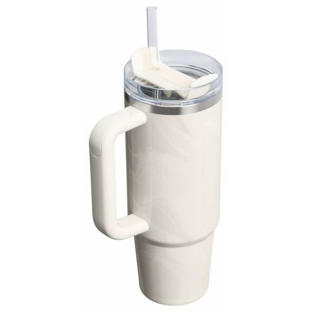 Open Box - Stanley - 30 oz Stainless Steel H2.0 Flow Calcite Calacatta - Picture 2 of 4